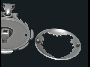 wolf pendant ii 3D Print Model