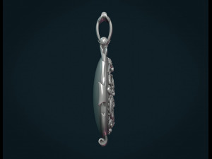 wolf pendant ii 3D Print Model