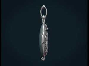 wolf pendant ii 3D Print Model