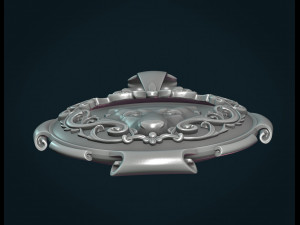 wolf pendant ii 3D Print Model