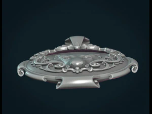wolf pendant ii 3D Print Model