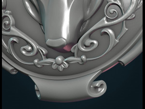 wolf pendant ii 3D Print Model