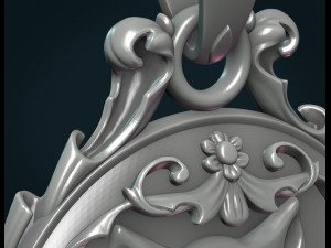 wolf pendant ii 3D Print Model