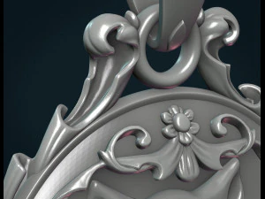 wolf pendant ii 3D Print Model