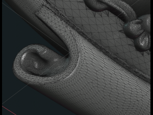 wolf pendant ii 3D Print Model