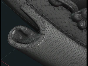 wolf pendant ii 3D Print Model