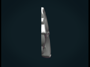 wolf head relief 3D Print Model