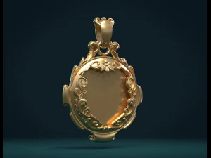 empty pendant ii 3D Print Model