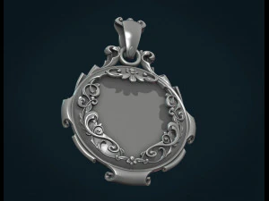 empty pendant ii 3D Print Model