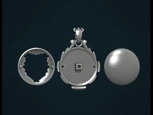 empty pendant ii 3D Print Model