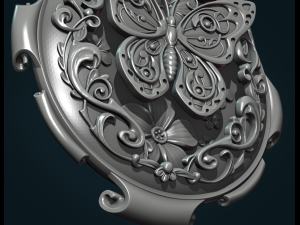 butterfly pendant ii 3D Print Model