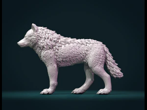 늑대 iii 3D 프린트 모델
