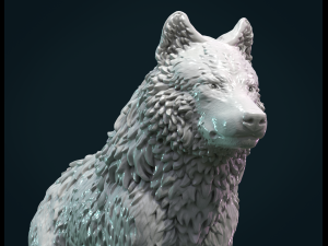 wolf iii Modelo de Impressão 3D