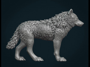 wolf iii Modelo de Impressão 3D