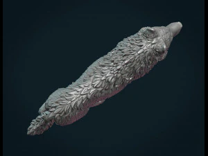 늑대 iii 3D 프린트 모델