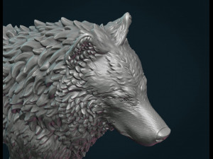 wolf iii Modelo de Impressão 3D