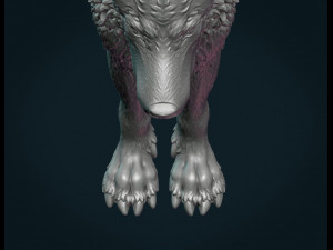 wolf iii Modelo de Impressão 3D