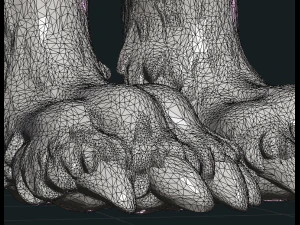 늑대 iii 3D 프린트 모델