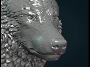 kurt kafası iii 3D Baskı Modeli