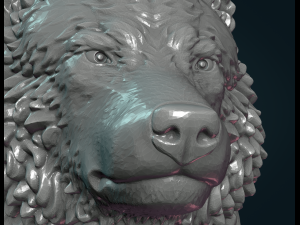 wolf head iii 3D Druckmodell