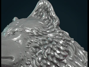 kurt kafası iii 3D Baskı Modeli