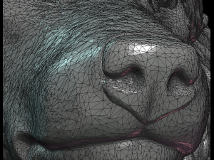 wolf head iii 3D Druckmodell