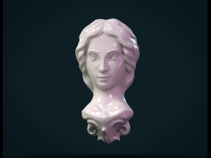 female face Modello di stampa 3D