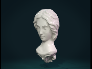 female face Modello di stampa 3D
