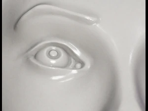 女性の顔 3Dプリントモデル