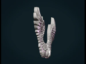 wings relief 3D Print Model