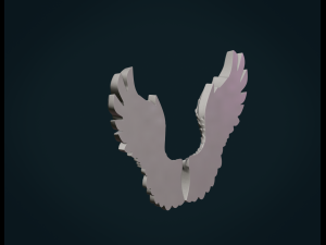 wings relief Modelo de Impressão 3D