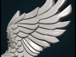 wings relief Modelo de Impressão 3D