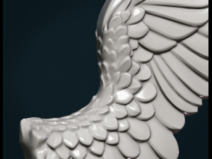 wings relief Modelo de Impressão 3D