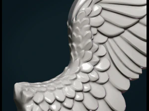 wings relief 3D Print Model