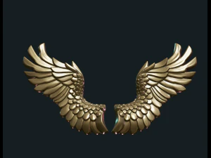 wings relief 3D Print Model