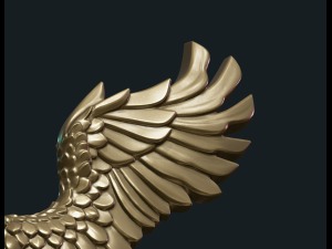 wings relief Modelo de Impressão 3D