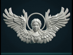 angel relief 3D Print Model
