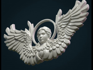 angel relief 3D Принт Модель