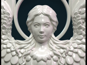 angel relief 3D Принт Модель