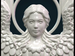angel relief 3D Print Model