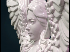 angel relief 3D Print Model
