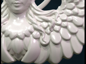 angel relief 3D Принт Модель
