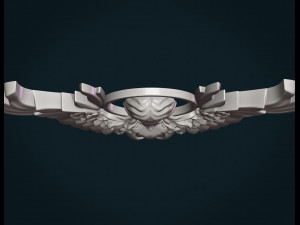 angel relief 3D Принт Модель