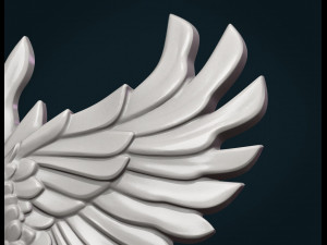 angel relief 3D Принт Модель