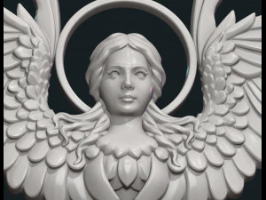 angel relief 3D Print Model