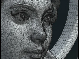 angel relief 3D Print Model