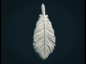 bird feather Model do druku 3D