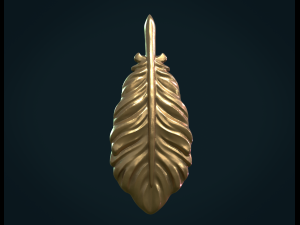 bird feather Model do druku 3D