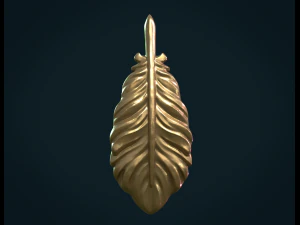 bird feather 3D Print Model