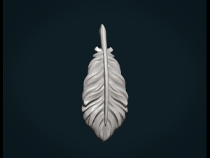 bird feather Model do druku 3D